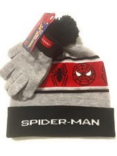 Marvel Spider-man Little Boys Beanie And Glove Set
