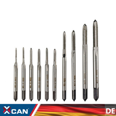 ANKROYU 10-teiliges Gewindebohrer Set M1 Bis M3,5 - HSS Stahl Für Präzise Gewindeschneidung