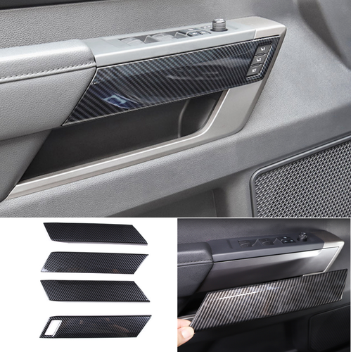 Red Inner Car Door Handle Trim Cover Decor for Dodge Charger/Chrysler