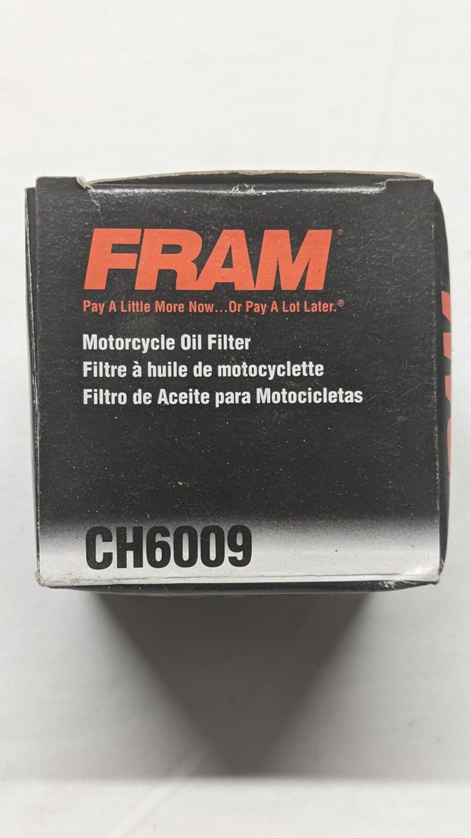 Fram CH6009 Ölfilter Für Motorräder – Hohe Kapazität, Synthetische Fasern