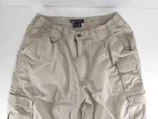 511 Tactical Pants Mens 34x30 Beige 100% Cotton Cargo Straight Leg Combat