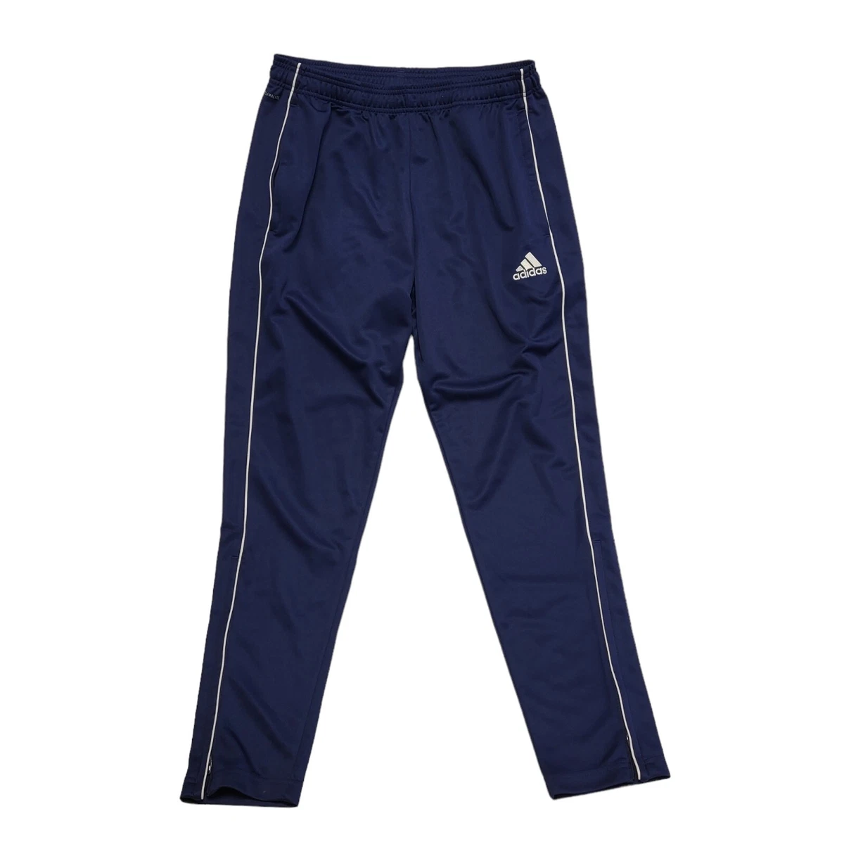 Adidas slim navy 2025 tracksuit bottoms