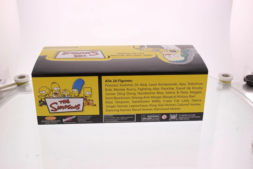 The Simpsons 24 Figuren Display Bart Homer Lisa Marge 20th Anniversary NEU - Bild 3 von 4