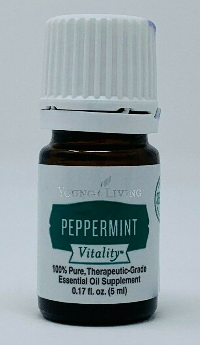 Young Living PEPPERMINT Vitality Essential Oil - 5ml - Pure Therapeutic Grade