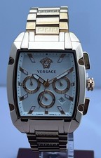 Refurbished Versace Dominus Chrono Quartz White Dial Rose Gold-Plated Date Watch