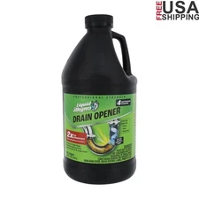 Drain Opener 62oz Clog Remover 4 Treatments Fast Acting Liquid Solution New