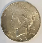1923 P Peace Silver Dollar circulated