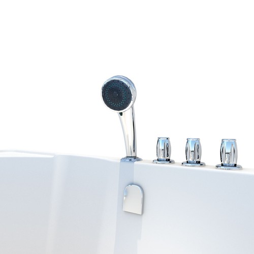 AcquaVapore Seniorendusche und Badewanne mit Tür S12D-TH-R Dusche 85x170cm - Bild 9 von 33