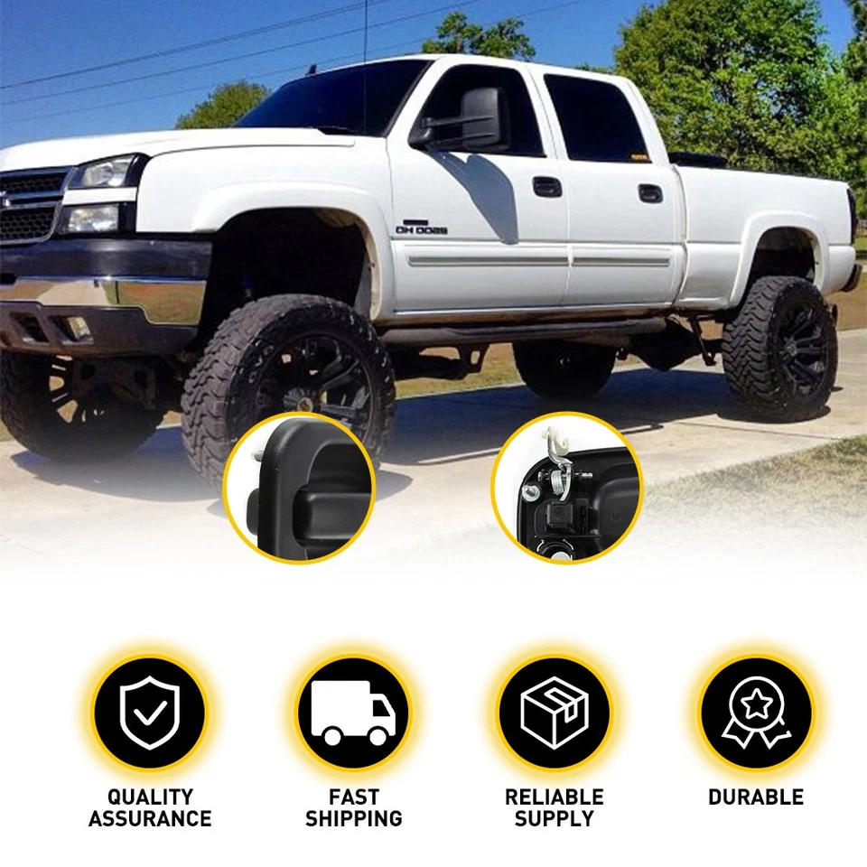 Delantero?/Trasero LH RH Exterior?Puerta?Mango?Para?1999-2013?Chevrolet?Silverado?1500 Foto 3 de 4