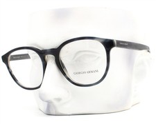 Giorgio Armani Eyeglasses Glasses AR 7216 5943 Blue Gray Horn 50-20-145 w/case
