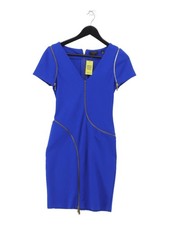 Ted Baker Bodycon Midi Dress UK8 in Blue