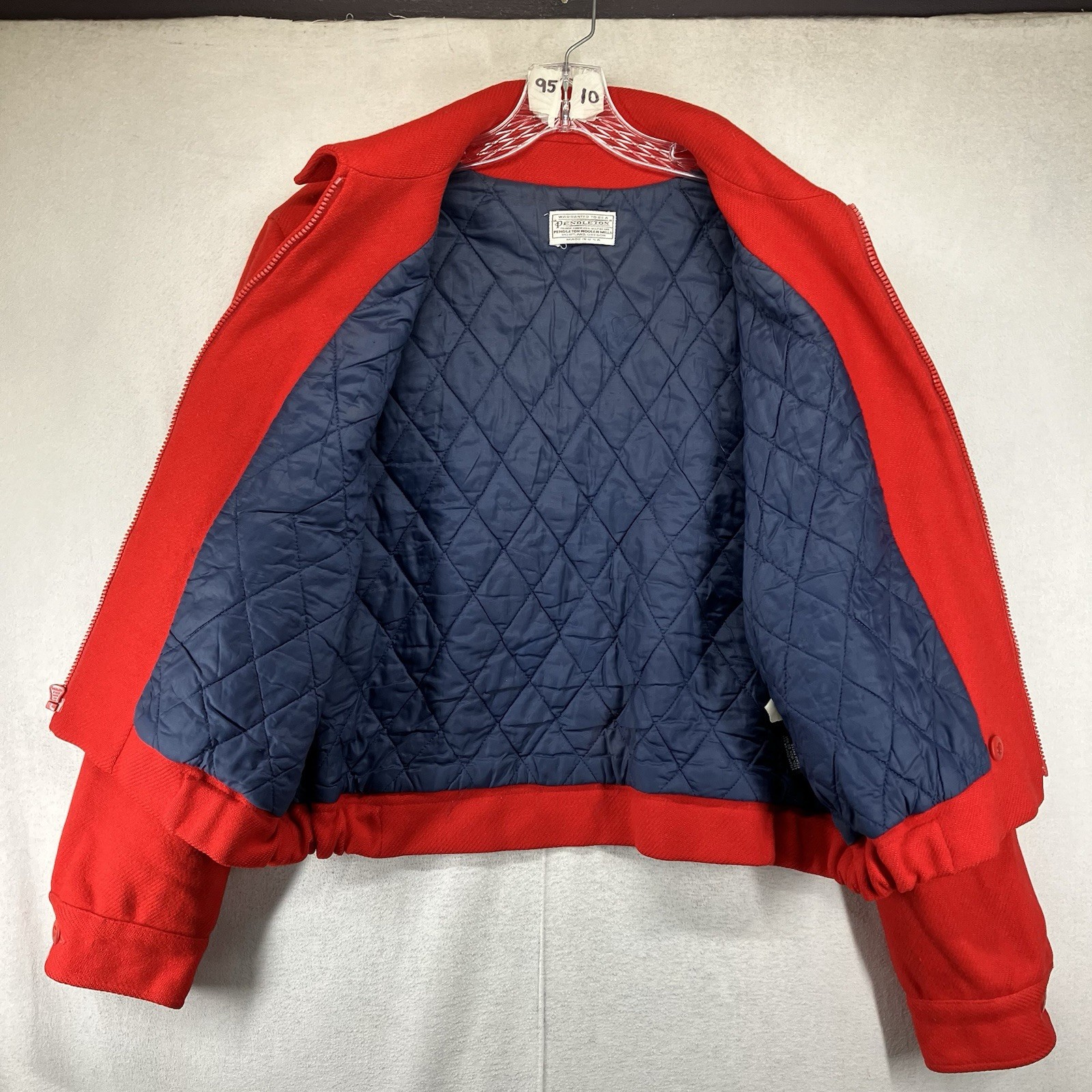 Vintage Pendleton Wool Cruiser Jacket Bomber Unis… - image 3