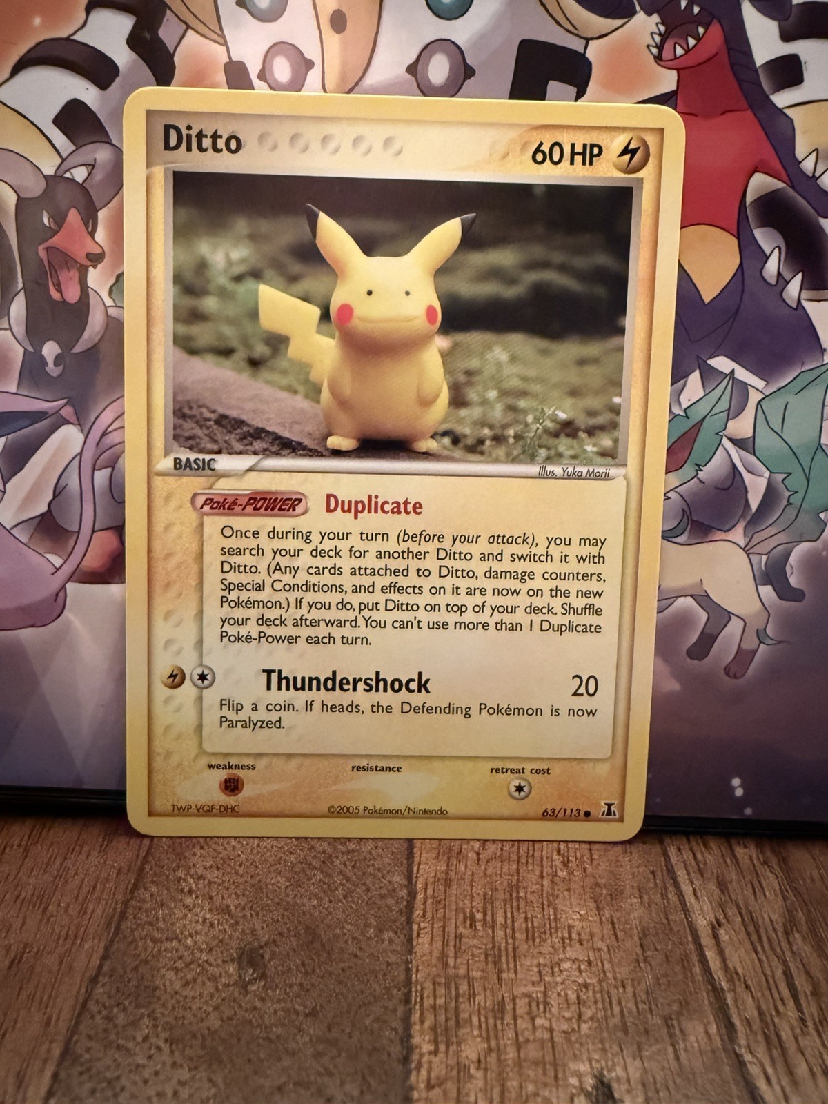 Pokémon Ditto (Pikachu) 63/113 Delta Species Regular TCG Card- NM/Mint