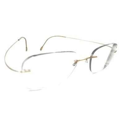 Silhouette 5515 70 7530 Titanium Gold Eyeglasses Frame 53-14-135 Rimless Austria