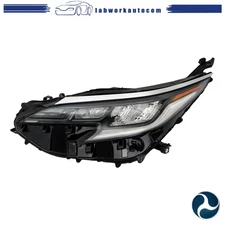 For Toyota Sienna XSE 2021-2022 Full LED Headlights w/ DRL Black Clear Left Side