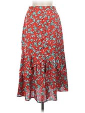 Love, Whit by Whitney Port Women Red Casual Skirt M