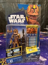 STAR WARS- 2010 Clone Commander Jet CW38 Trooper Galactic Battle Game NEW