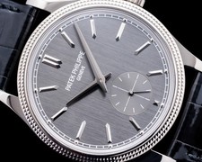 Patek Philippe 6119G-001 Calatrava 18K WG Charcoal Gray Dial + Deployment Buckle 5