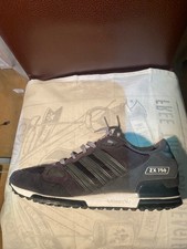 Addias ZX750 vintage mens blue suede trainers UK11 ultra Rare 779001