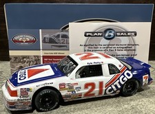 1987 Kyle Petty #21 Autographed Citgo Coca Cola 600 Win Ford 1/24 Action NASCAR