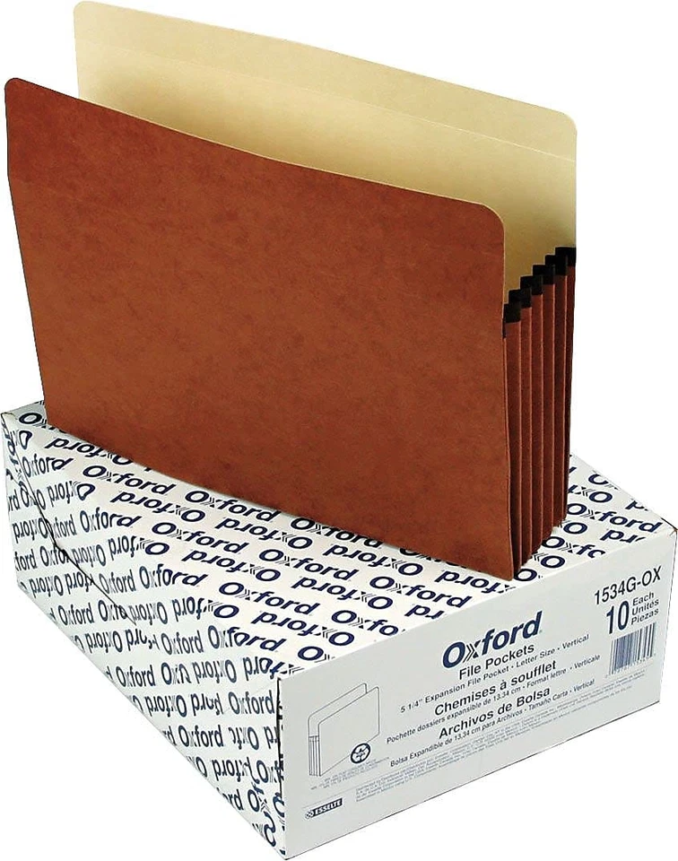 Pendaflex Expanding File Pockets, Letter Size, 5.25" Expansion, Reinforced with - Image 2 of 4