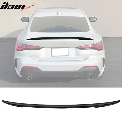 Fits 21-25 BMW G22 4-Series/G82 M4 Trunk Spoiler Performance Style #475 Black