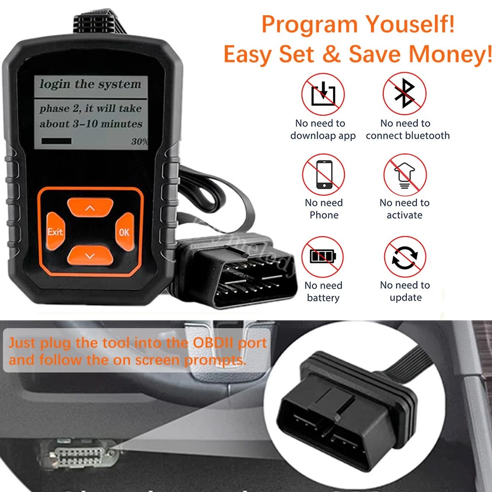 Programación de llaves para GMC Canyon Chevrolet Colorado 2015-2020 + mando a distancia sin llave Foto 3 de 4