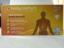 Body Comfort Re-usable Heat Pack Extra Wide Back Pack Click activated instant 