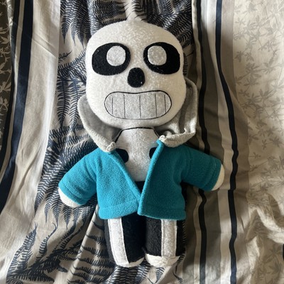 Sans Undertale handgefertigtes süßes Plüschtier mit abnehmbarem Hoodie