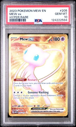 2023 Pokemon Mew 151 Mew Ex #205 GEM MT PSA 10 Hyper Rare