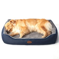 Orthopedic Dog Bed Medium/Large Dogs, Egg Crate Foam, Washable Waterproof Cover