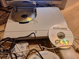 FM Towns Marty, burned CDs, formatted 3.5" floppies, 2 joypads, mouse, keyboard