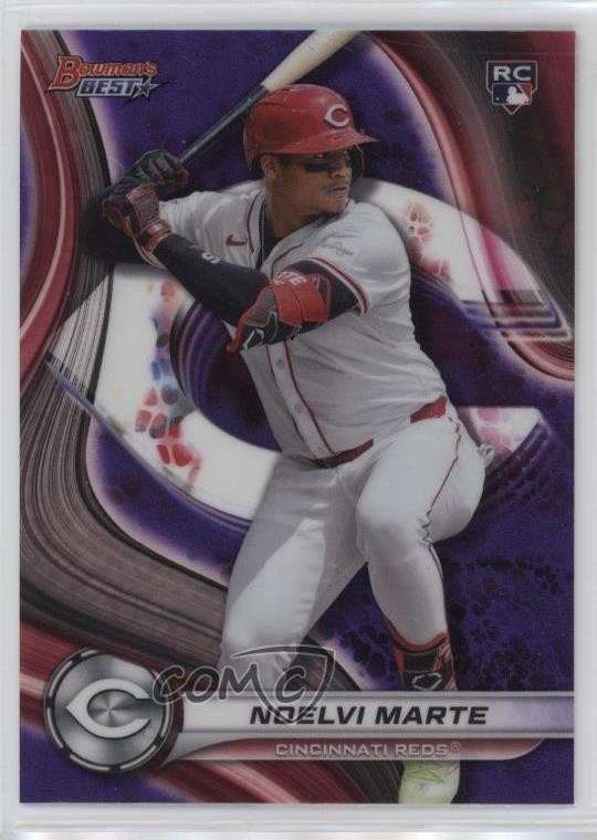 2024 Bowman's Best Purple Mojo Refractor /250 Noelvi Marte #19 1jf1