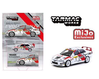 #ad #ad Tarmac Works Mitsubishi Lancer Evolution IV Rallye Monte Carlo 1997 Makinen 1 64 $16.99