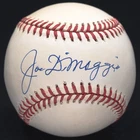 Joe DiMaggio Signed Official National League Baseball JSA LOA #X10458