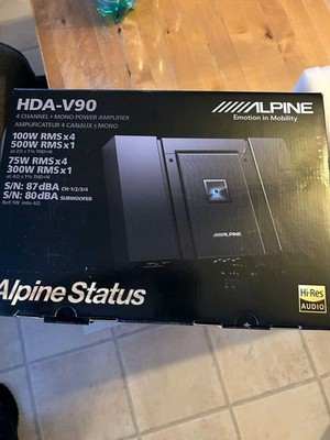  Alpine HDA-V90 - High-Resolution 5-Kanal-Verstärker Neu mit Garantie 