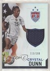 2015 Panini USA Soccer National Team Memorabilia 113/199 Crystal Dunn #3 8o1