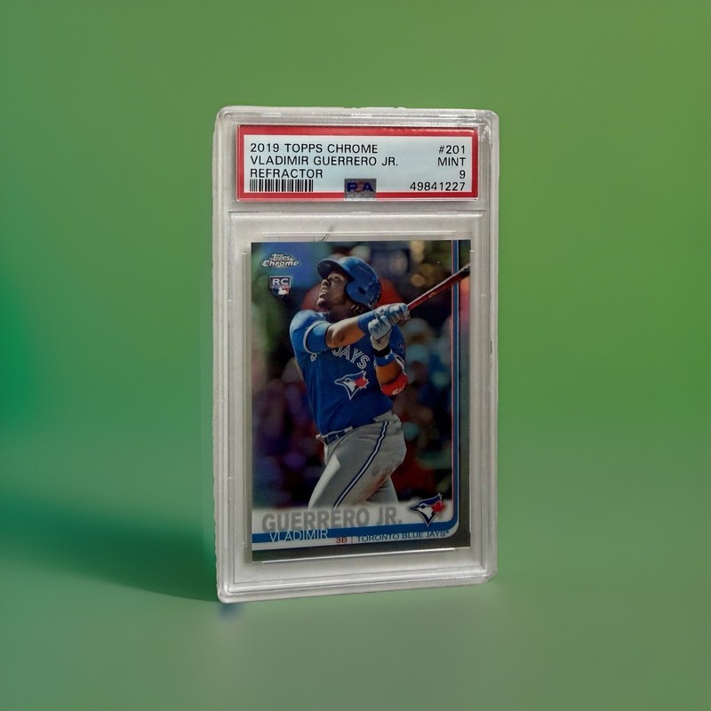 2019 Topps Chrome Refractor Vladimir Guerrero Jr. RC PSA 9 Blue Jays
