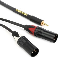 Mogami Gold 3.5mm TRS Male to Dual XLR Male Left/Right - 10-foot