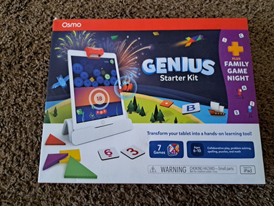 Osmo - Genius Starter Kit for iPad Plus Family Game Night 7 Educational Learning