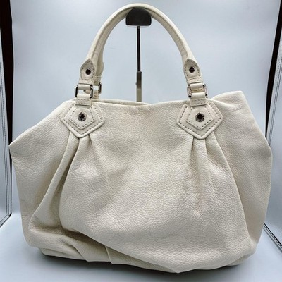Marc Jacobs archive Hand bag shoulder White Leather A4 Large | eBay
