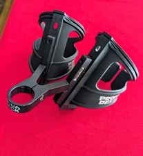 Profile Design Aqua Rack Dual Water 2 Bottle Cage Black 27.2 Seatpost Mount VGC
