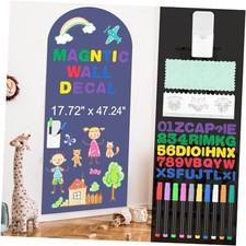 Magnetic Wall Decal - 47x17 Inch Magnetic Chalkboard for Wall, Magnet Arch