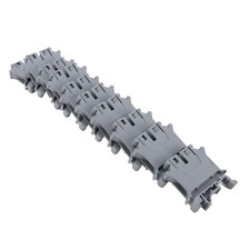 50Pcs DIN Rail Mount Terminal Screw Combination Pure Copper Terminals Block 57A-