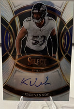 2025 Panini Select Kyle Van Noy Silver Autograph Prizm Signatures Ravens #SP-KVY
