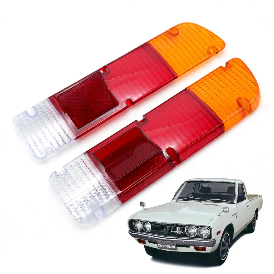 2X Rear Tail Lamp Light Lens For Nissan Datsun 620 1500 Pickup 1973 - 1978 Foto 2 de 4
