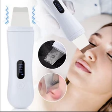 Electric Face Spatula Pore Cleaner Blackhead Removal Tool LCD Display Exfoliator