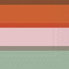 NEW Marimekko Hennika Orange Lunch Napkin 20pce