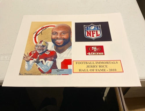 Jerry Rice San Francisco 49ers Autographed Photo with COA