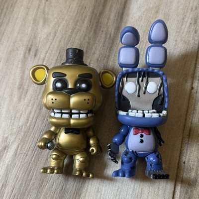 Funko Five Nights at Freddy's Pop! Vinyl Golden Freddy & Bonnie GITD 2-Pack